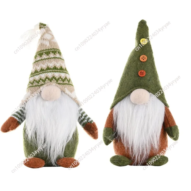 Christmas faceless doll elf doll style decorative ornament