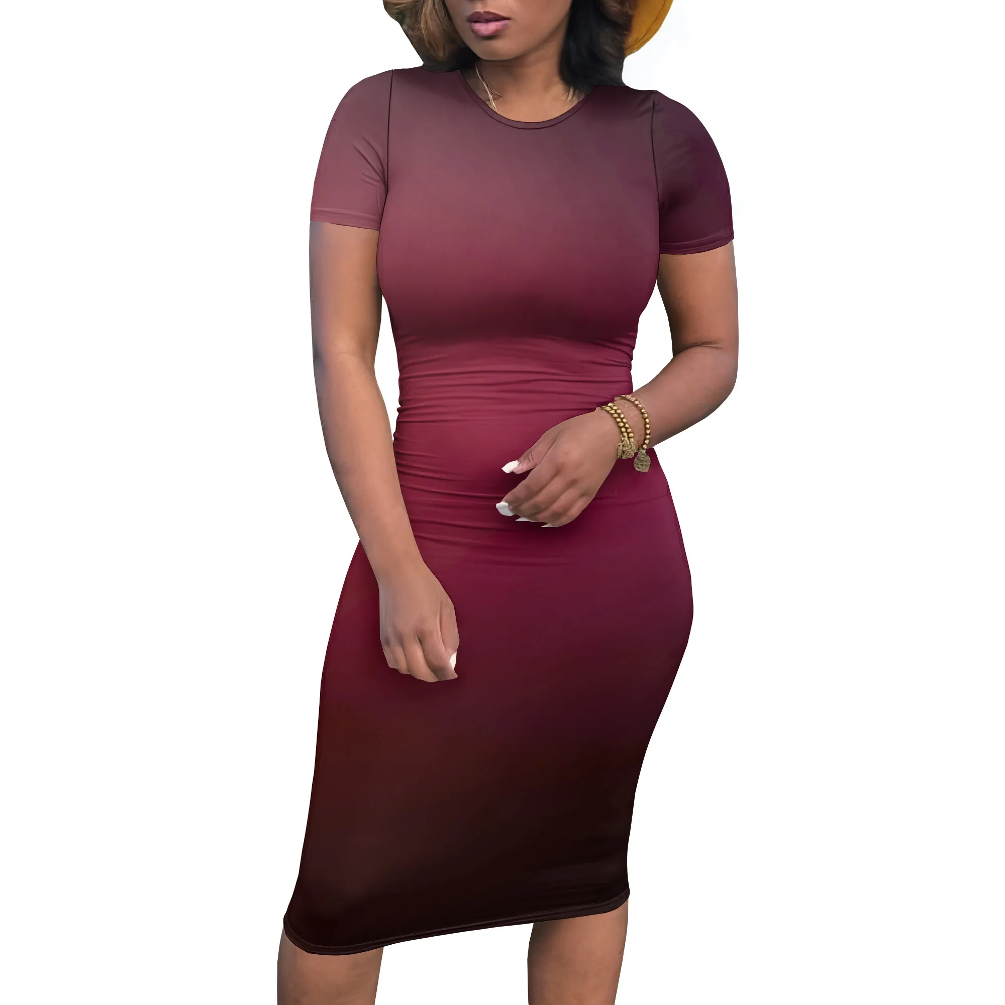 

Summer Midi Dresses for Women Sexy Short Sleeve Casual Beach Club Party Sundress Travel Vacation Outfits