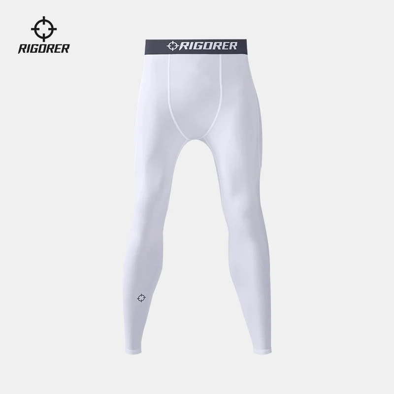 Rigoer-calça masculina de compressão, alta elasticidade, respirável, apertada, para fitness, corrida, basquete, ioga