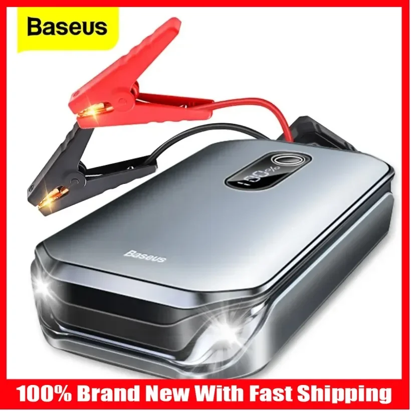 

Baseus 12000mAh Car Jump Starter Power Bank 12V Auto Starting Device 1000A Car Booster Battery Emergency Starter Battery for Car