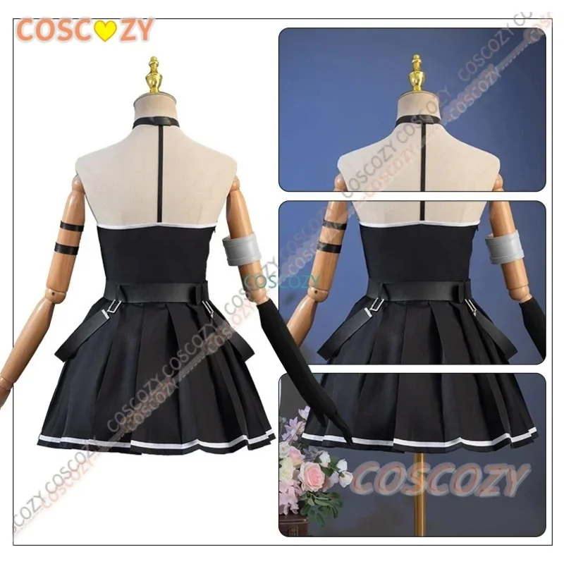 Ubel Cosplay Costume Anime Frieren Beyond Journey‘s End Women Frieren Fern Black Dress Halloween Carnival Party Outfits