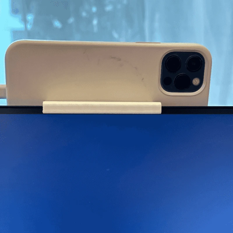 حامل هاتف يثبت على شاشة الكمبي - مراجعة Webcam Stand Clip وسعره