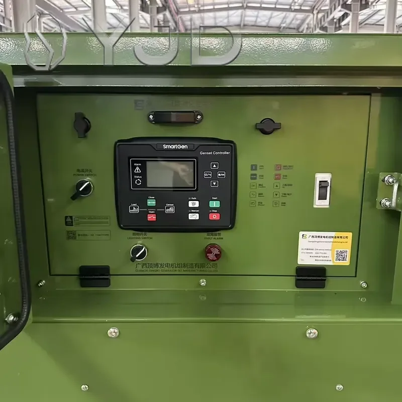 Shanghai 20Kw 25Kva 50kva Silent Water Cooled Three Phase Industrial Standby High Efficiency Power Diesel Generator CE