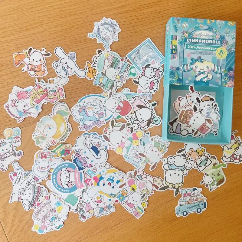 Sanrio Hangyodon My Melody Kuromi Cinnamoroll Cute Cartoon Stickers Kawaii Periphery Toys Adorkable Diy Hand Account Decorate