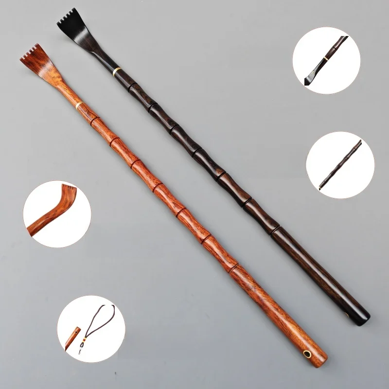 

Высококачественная чесалка для спины из сандалового дерева с медной головкой, из натурального дерева и бамбука, многофункциональная, для самостоятельного использования, снимающая зуд.