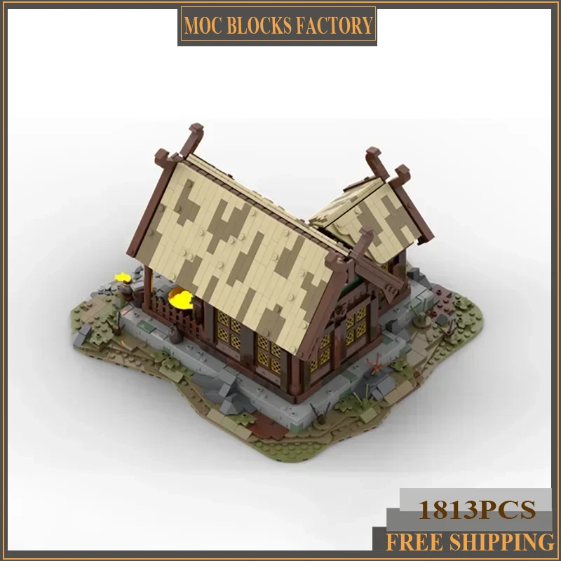 Moc Building Blocks Anelli magici Film Casa da fabbro Modello Tecnologia Mattoni Assemblaggio fai-da-te Tempi medievali LOTR Castello Giocattoli