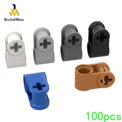 100PCS High-Tech Assemble Particle 6536 1x2 Cross Shaft Brick Building Blocks Kit DIY Replaceable Part Children Toy