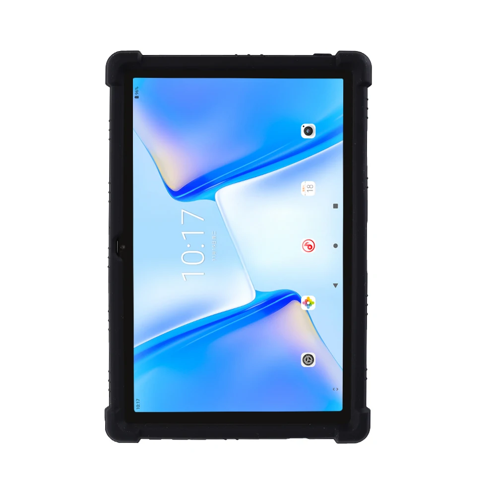 À prova de choque Silicone Tablet Cover, Protetor Soft Shell, Suporte ajustável Shell, Teclast M40 Plus, TLC005, 10,1"