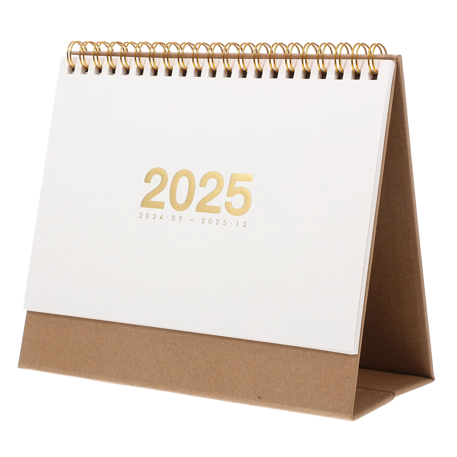 

2025 Desk Ample Space for Writing Calendar Stand up Versatile Application Mini Standing Multifunctional New Year Desktop