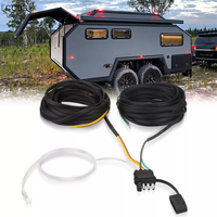 〔CC33〕22FT 4 Pin 5 Wire Trailer Wiring Harness Trailer Light Kit 5 Wire 4 Pin Harness Trailer Connector Wire Plug For RV Boat