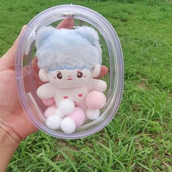 Transparent Plush Dolls Storage Pouch Keychain Bag Storage Pouch Mystery Box Organizer Box Doll Bag Thicken Keychain Wallet