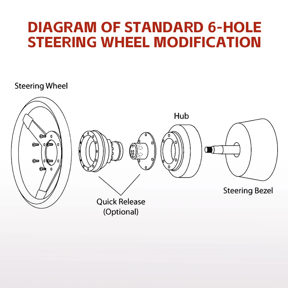 Bartoo-Universal 13 بوصة/320 مللي متر 6 بولت عربة جولف عجلة القيادة ل EZGO نادي سيارة ياماها عربة يناسب معظم المركبات STW018 #4