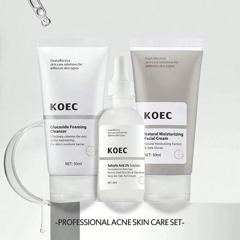 Koec Coffee Retinol Aha Niacinamide Salicylic Acid Face Serum Ginseng Eye Cream Collagen Toner Microneedle Essence Jelly Cream