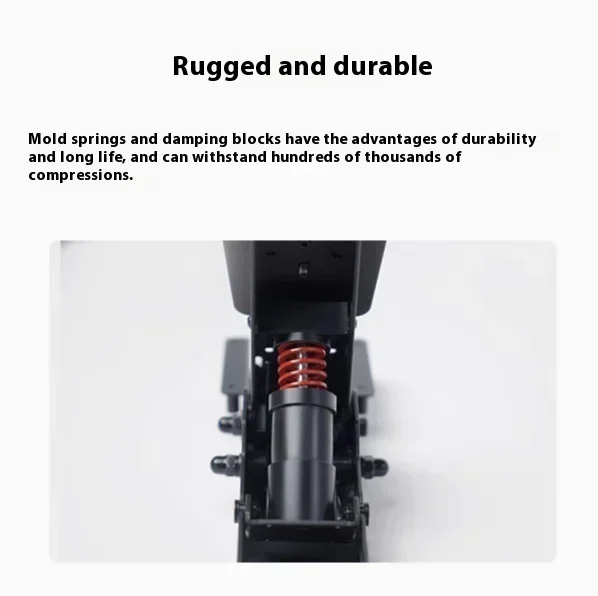 مجموعة أداء دواسة الفرامل MOZA Racing SR-P Lite توفر مجموعة كتلة الربيع والخميد مقاومة كبح أعلى #2