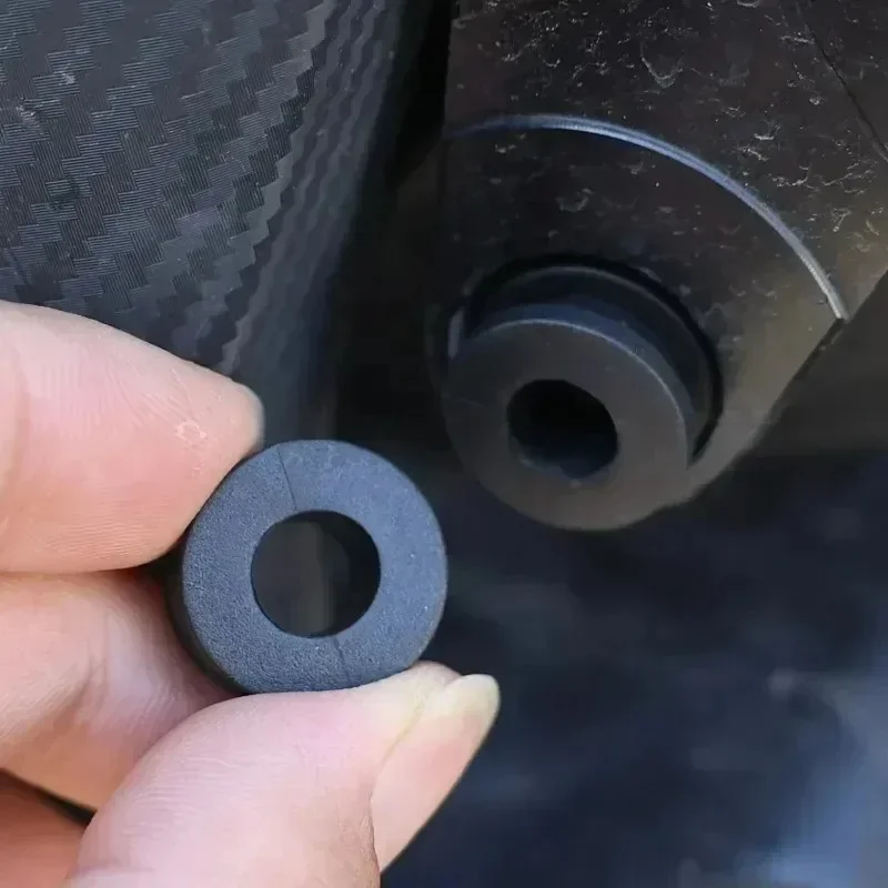 Black Motorbike Suspension Cushion Washer Flexible Rubber Shock Absorber Gasket Anti Vibration Isolator Ring for Motorcycle ATV