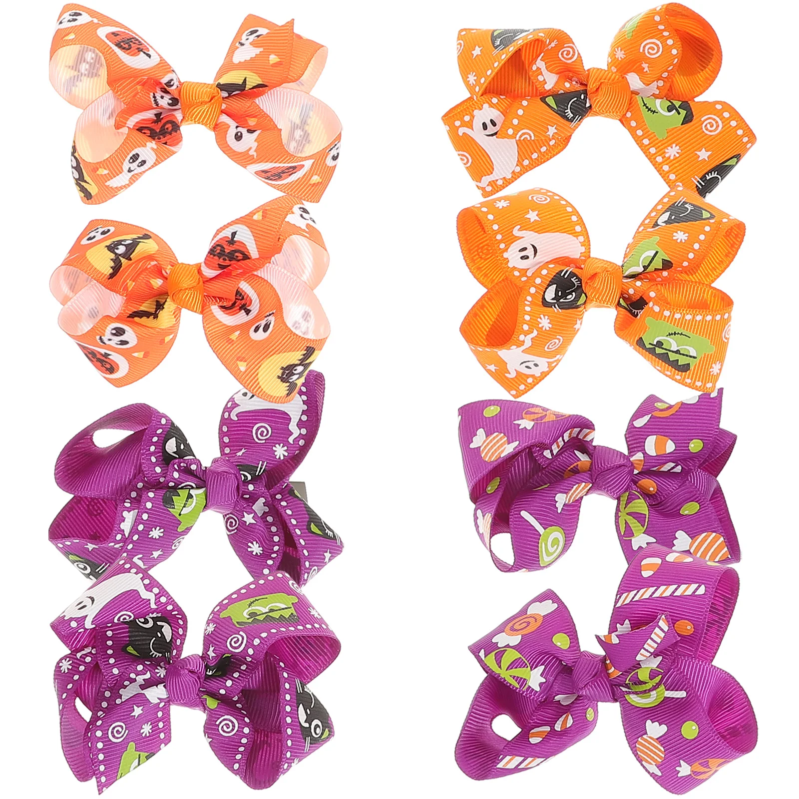 

Bow Hairpin Halloween Clips Fall Bows for Barrettes Goth Accessories