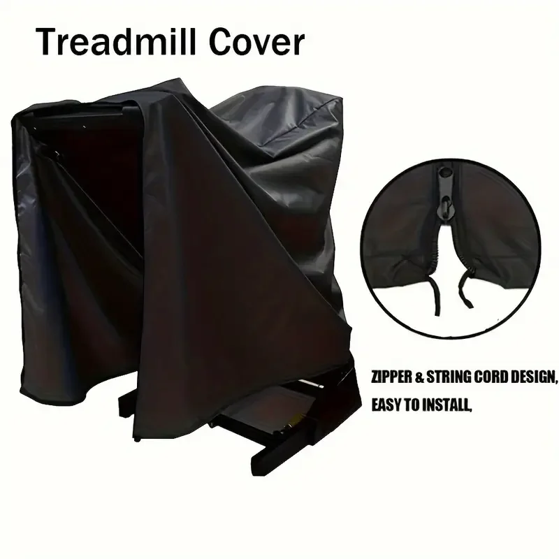 

Treadmill Cover 210d Sports Treadmill Protective Folding Cover Dustproof Indoor Protective Cover