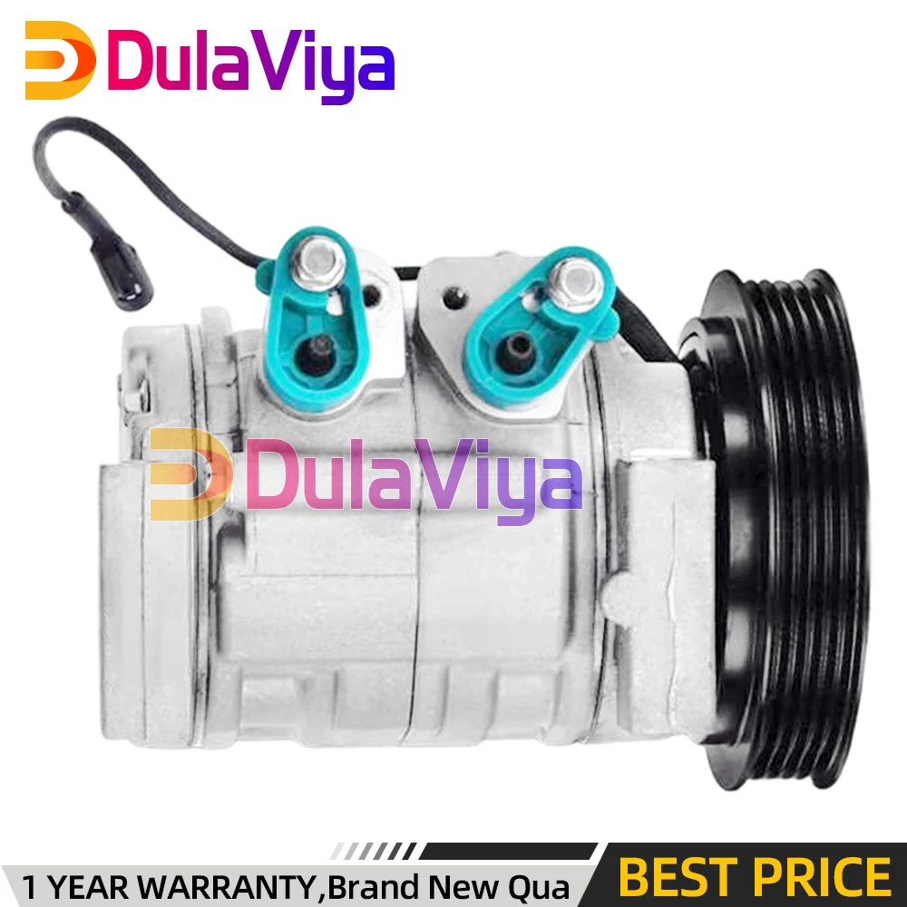 

AC Compressor with 5-Groove Pulley For Chevy Tracker Suzuki Vitara 1999-2003 1.6L 9520067D00 9520067D10 95200-67D00 95200-67D10