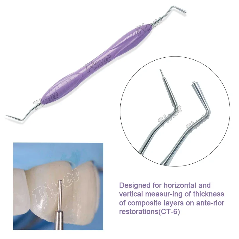 Dental Resin Spatulas, Silicone Handle Composite Filling Tool