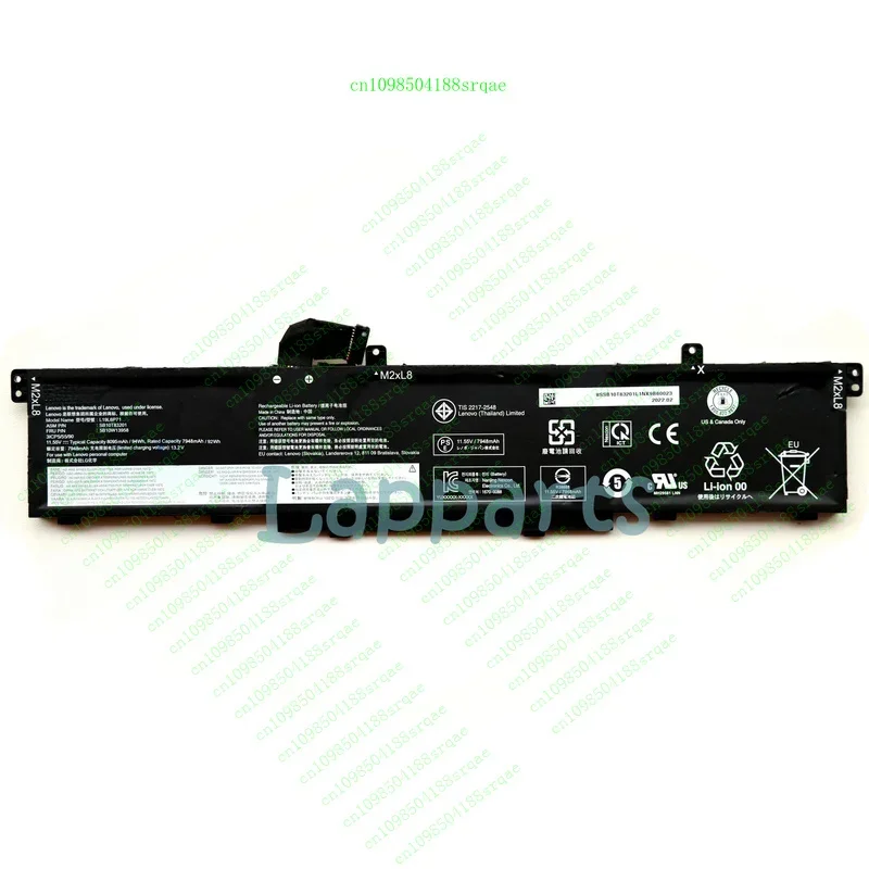 

Оригинальный аккумулятор L19C6P71 L19L6P71 для Lenovo ThinkPad P15 P17 Gen 1 5B10W13958%100 тест