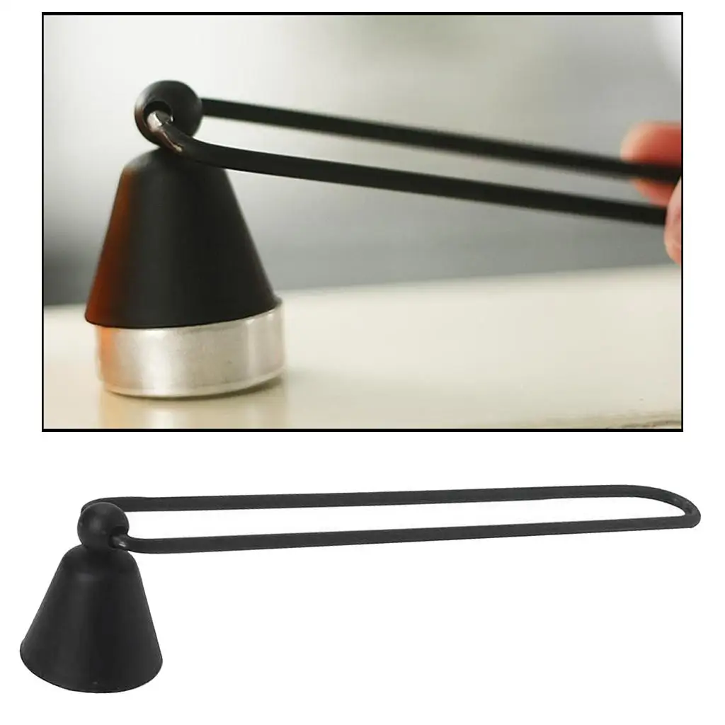 1 Piece Iron Candle Wick Snuffer with Long Handle Candle Extinguisher for Banquet Home Candle Tool Accessories