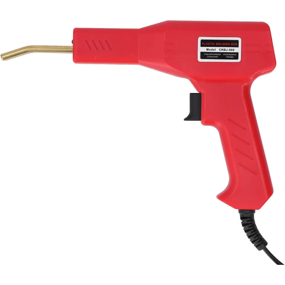 ماكينة لحام البلاستيك 50 وات، ماكينة لحام دباسة ساخنة محمولة باليد، طقم تصليح مصد السيارة مع 4 أشكال من الدبابيس للوحة القيادة،