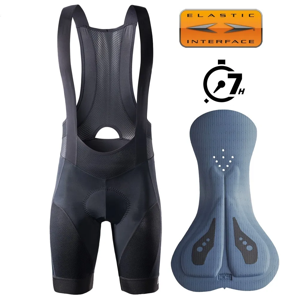 RION Fietsbroek Mannen Ciclismo Masculina Bib Shorts Elastische Interface Kussen Lange Afstand MTB Gewatteerde Shorts Panty Slim Fit