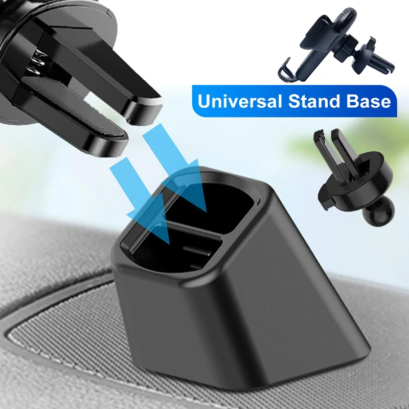 Universal Wireless Auto Ladegerät Stehen Basis Auto Handy Halter Halterung Dashboard Mount Air Outlet Clip GPS Cradle Zubehör