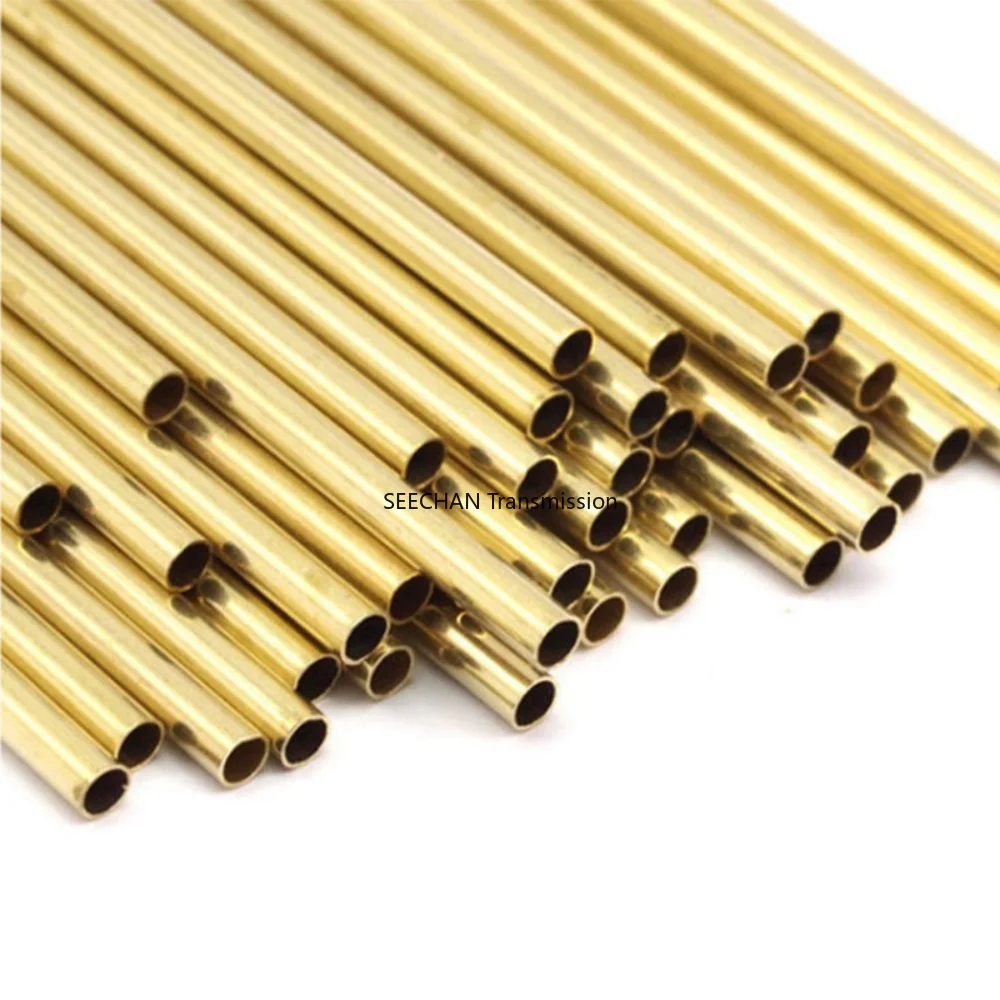 الأنابيب النحاسية 0.25 مللي متر سمك الجدار 1-12.5 مللي متر OD أنبوب نحاسي 300 500 مللي متر طول أنابيب مستقيمة أنبوب نحاسي رقيق الجدران قطر صغير #3