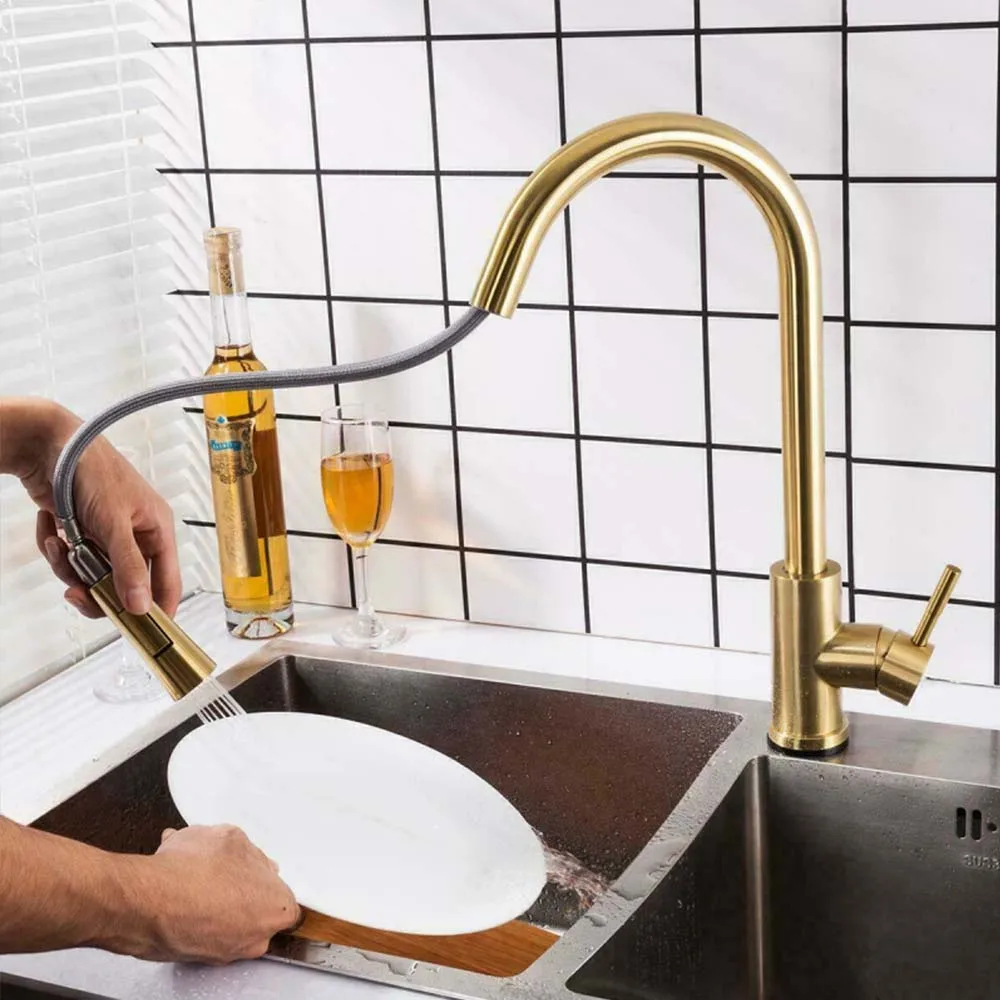 Smart Touch Kitchen Faucets, Crane Sensor, Water Tap, Sink Mixer, Rotate, Hot and Cold Water Tapices