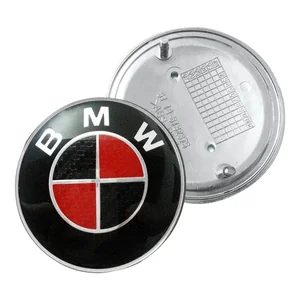 Car Hood Emblem, 82mm 74 mm mit Stiften, Kofferraum -Emblem für E39 E46 E90 E60 F10 F11 F20 F30 F34 F01 G20 G21 G31 G61 X1 X1 X5 X7 8 Hauptverkaufshandschuh X11 Blackout - №8