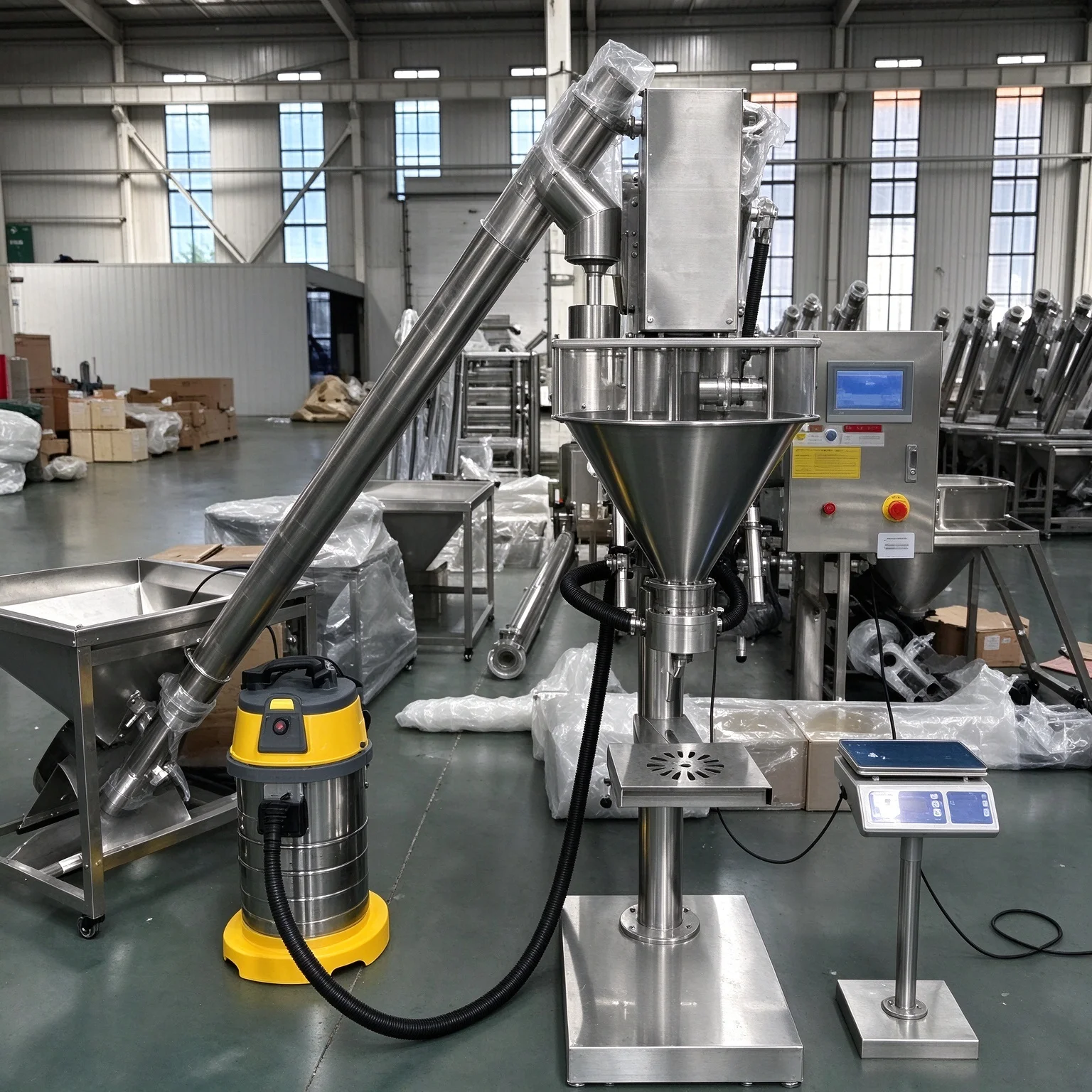 Semi Automatic Powder Packing Machine Portable Auger Filler 10-300g for Chili Powder Curry Powder Sachet Packaging Gear