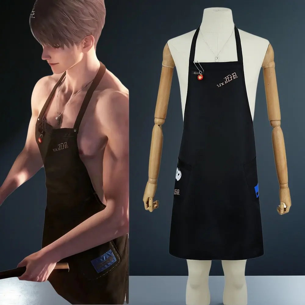 

Anime Caleb Love and Deepspace Cosplay Apron Props Cartoon Waist Cloth Pinafore Clothing Costume Prop Tool Adorn Gift