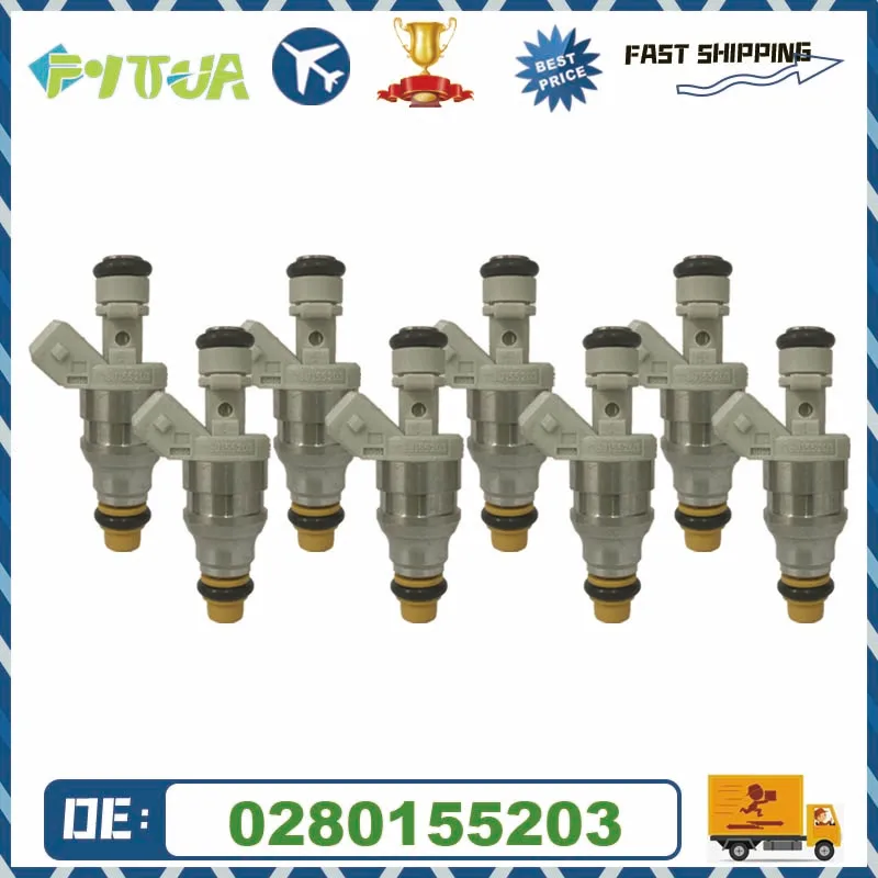 

4/8pcs Fuel injector 0280155203 For Mercedes-Benz 1995 S500 5.0L V8 0280155203