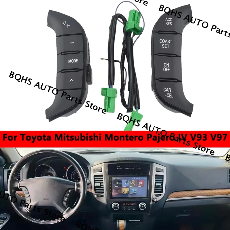 

8701A383 8602A045 8602A006 Переключатели управления звуком на руле для Toyota Mitsubishi Montero Pajero IV V93 V97