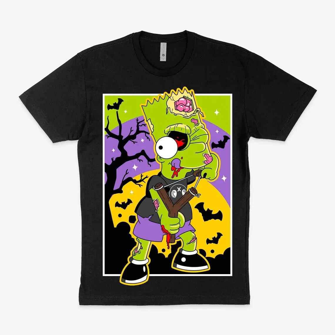 

KIDS/MEN/WOMEN Bart Zombie Halloween Classic TV Series Cartoon Popular T-Shirt