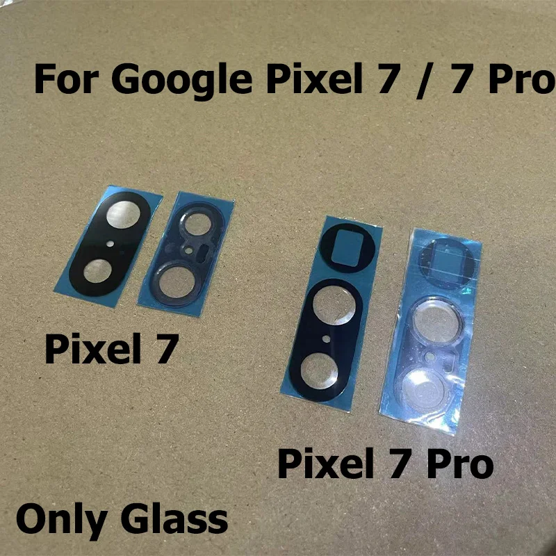 Cristal de cámara trasera para Google Pixel 7 6 6a 5 5a 4 4a 3 3a Pro XL 4G 5G con piezas de reparación adhesivas de pegamento