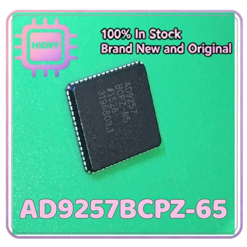 (2/10 pieces) AD9257BCPZ-65 AD9257 LFCSP-48 8-Channel 14-bit 65MSPS ADC Brand new original stock Electronic Chip Fast Shipping