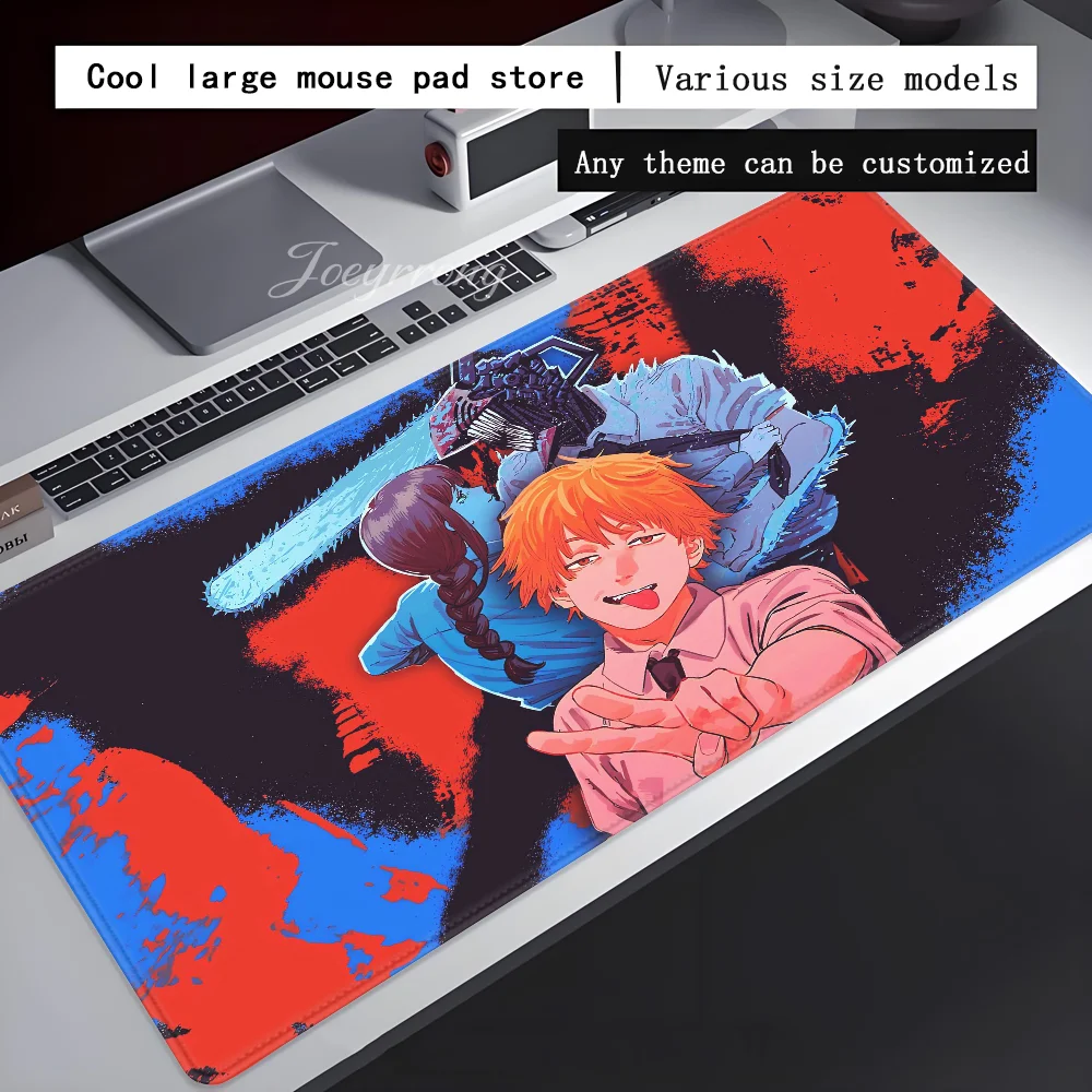 

Chainsaw Man Mousepad Mouse Pad Extended Gaming Keyboard Mats Large 90x40cm XXL Gamer Mousepad