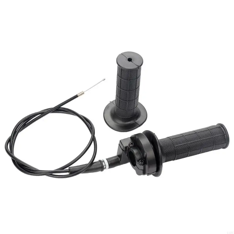 L5BC Throttle Grips & Cable لـ 50cc 110cc 125cc 150cc 250cc الدراجة الترابية Quad Atv Twist مقبض مقبض مقبض مقبض وكابل عازمة