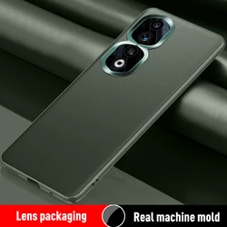 Case For Huawei Honor 90 Pro Luxury PU leather Cases Hard Shockproof Back Cover For Honor 90 Original Skin Hull Coque