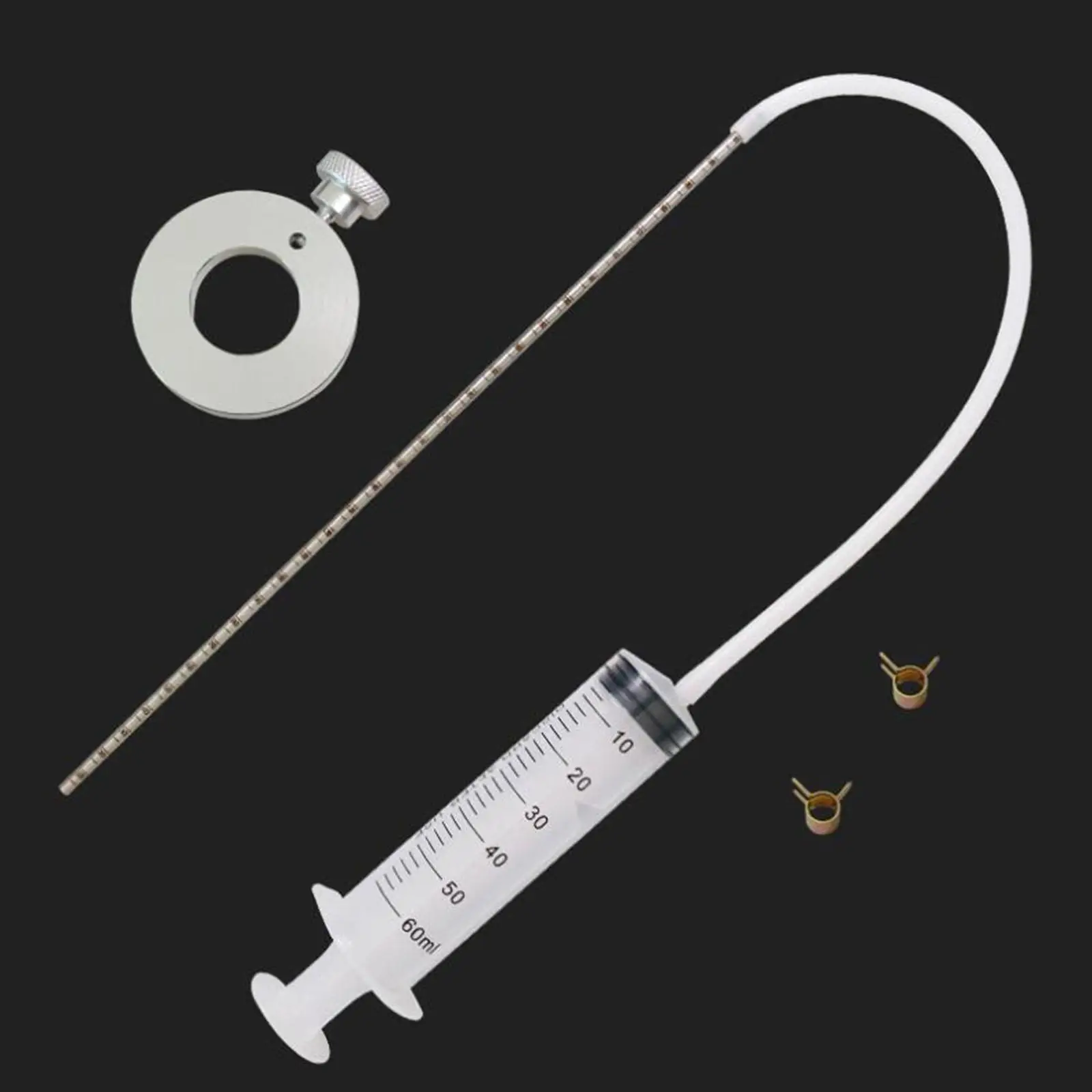 

Motorcycle Fork Oil Gauge Adjustable Suspension Diagnostic Tool Complete Kit for Shock Absorber Service