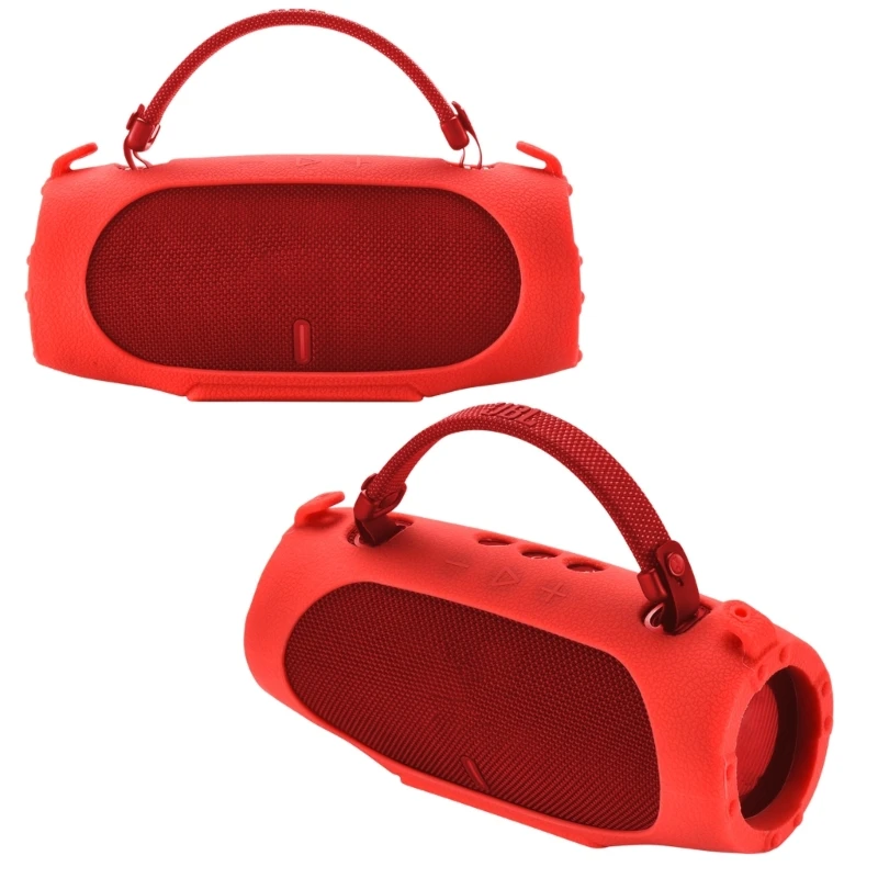 غطاء حالة تخزين سفر محمول غطاء حالة السيليكون مقابل شحن 6 مكبرات صوت .066A