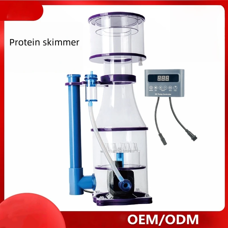 sttl Marine Aquarium Internal Protein Skimmer Water Purifier DC Variable Frequency Pump Durable Acrylic Material Color Box