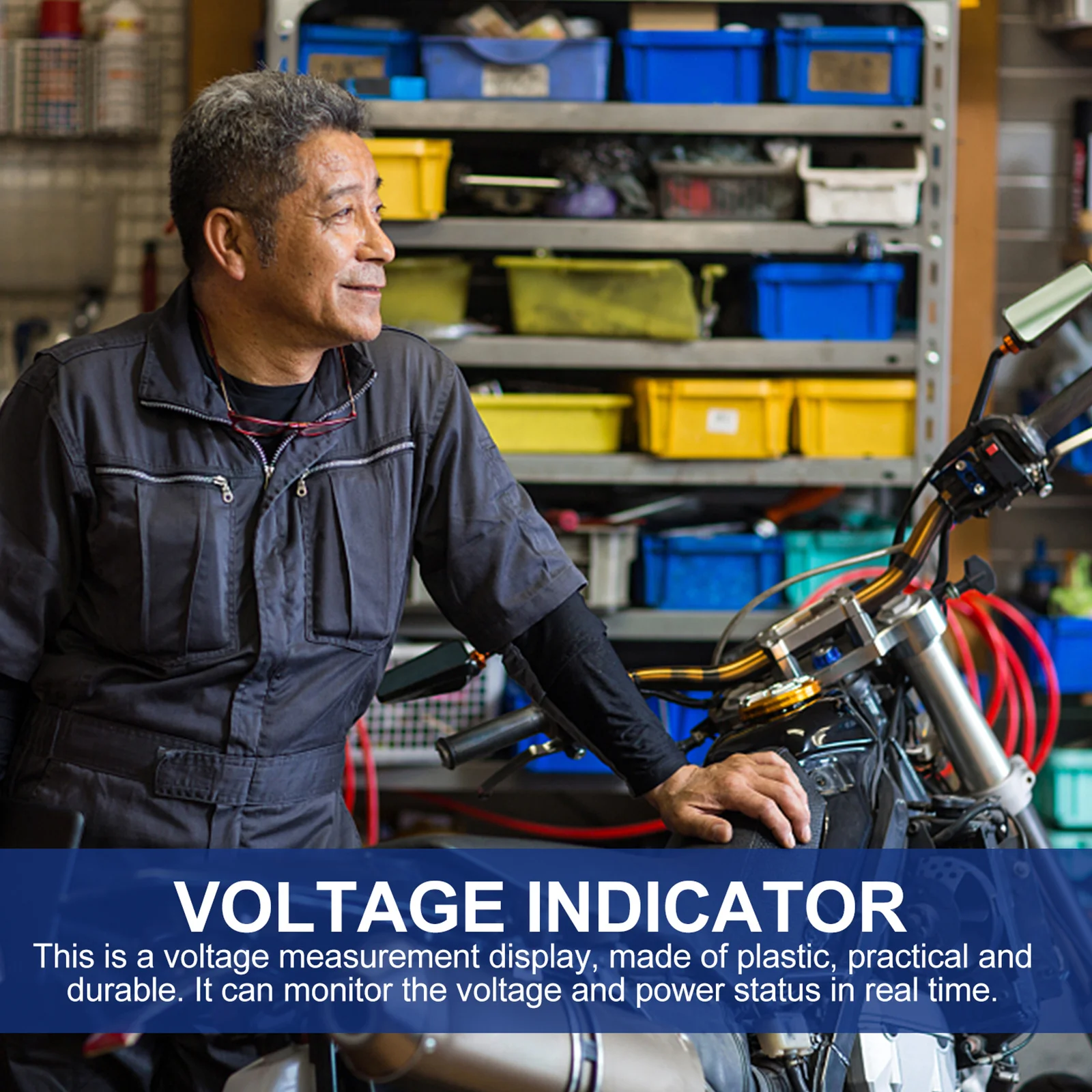 

1pc Fuel Indicator Display For Capacity Tester Packs Voltage Monitor Meter Meter Tool Parts