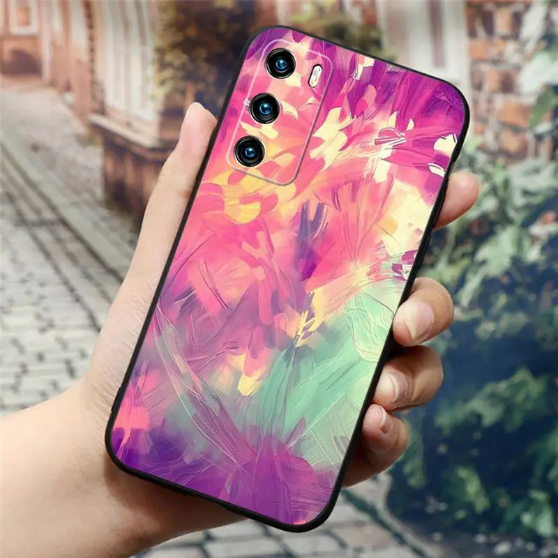 Colorful Graffiti Phone Case For Honor 70 60 50 30 Pro 10 20 Lite 7C 8X 8S 9X 10I 20I Soft Silicone Cover