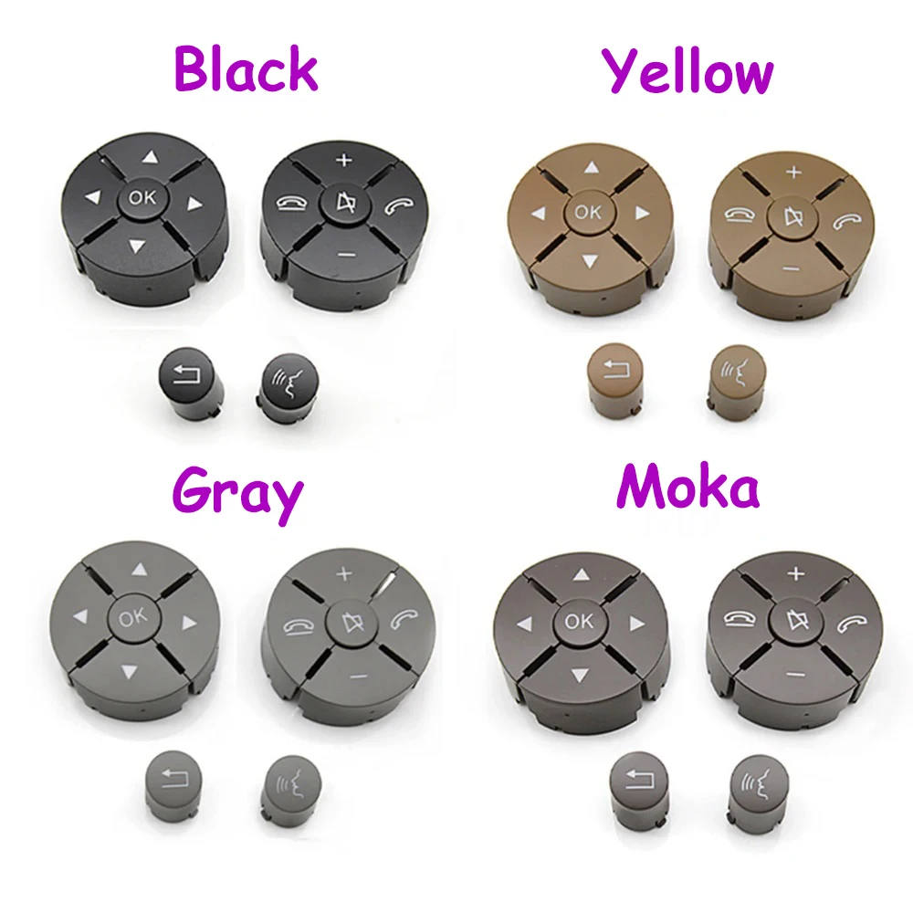 Car Multi-function Steering Wheel Switch Control Buttons For Mercedes Benz C E GLK Class W204 X204 W207 W212