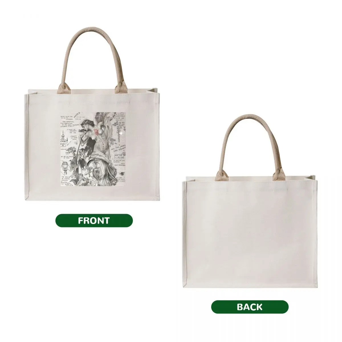 Vintage drawing of a woman Tote Bag bags for women free delivery bags eco bag folding tote bags aesthetic