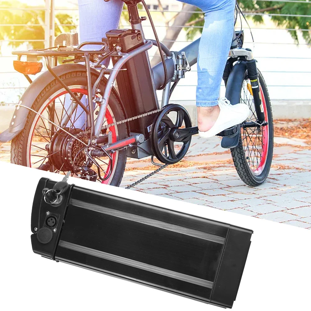 Electric Bike Battery Box Large Capacity PVC Holder Case 370x135x89mm For Electric Vehicles Folding Electric Vehicles