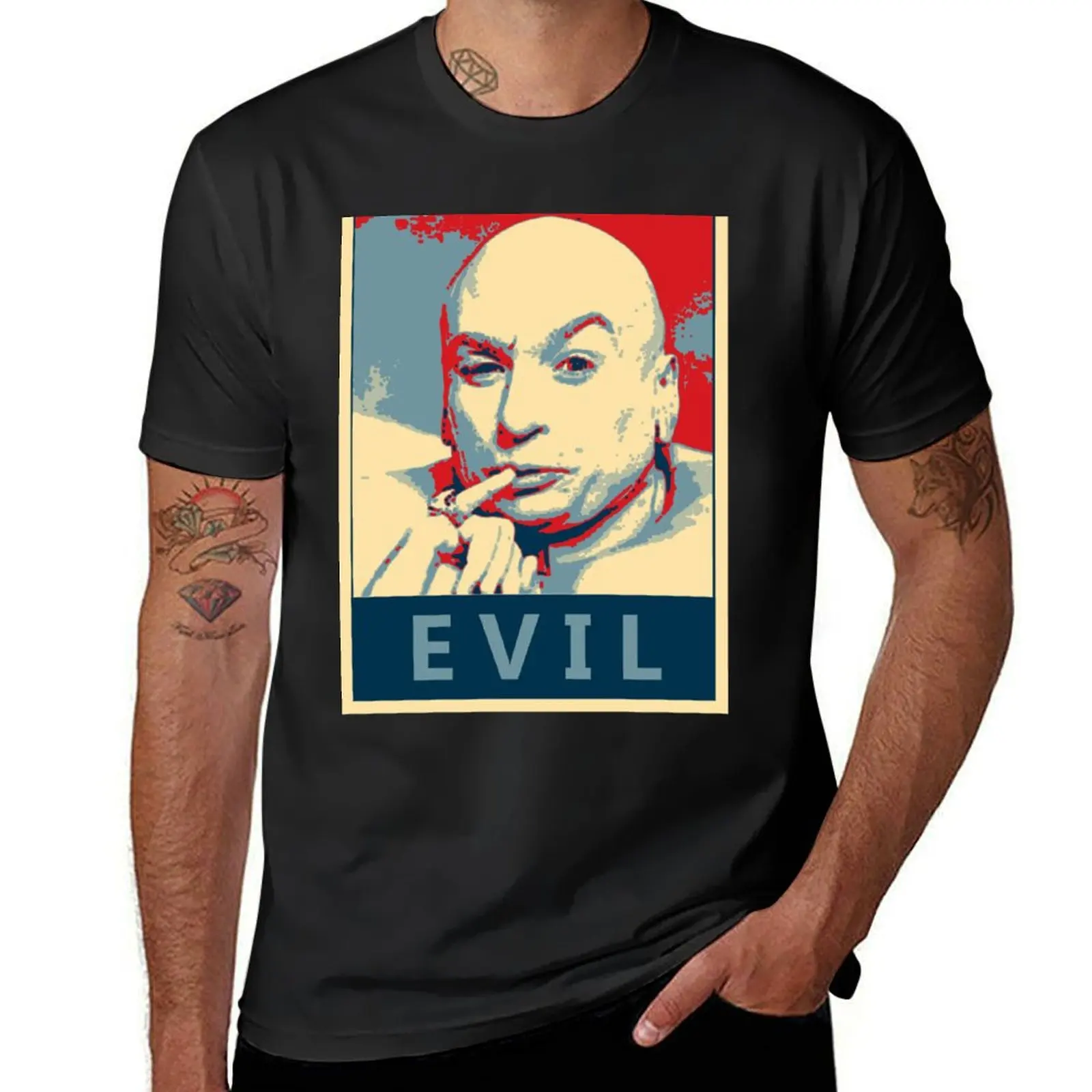 Affiche du Dr Evil Hope T-Shirt plain oversizeds plain black t shirts men